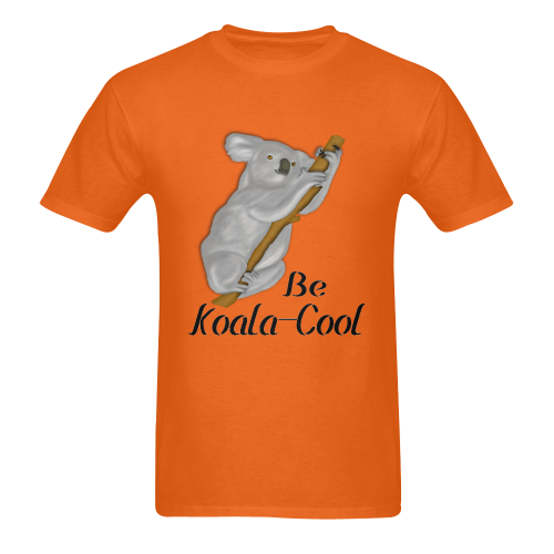 Be Koala Cool Men's T-Shirt in USA Size (Two Sides Printing)