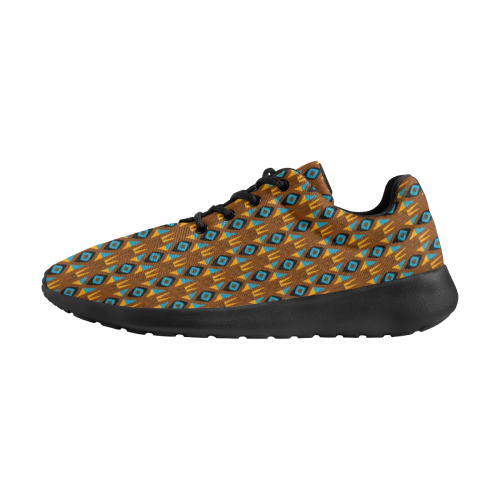 Shango Tribal Design Men's Athletic Shoes (Model 0200)