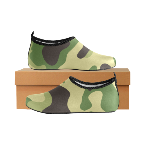 higland camo Men's Slip-On Water Shoes (Model 056)