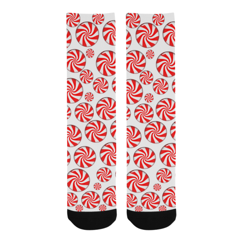 Christmas Peppermint Candy Trouser Socks (For Men)