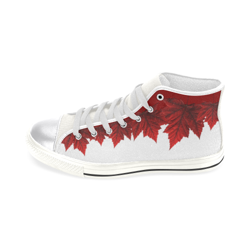 Canada Maple Leaf Sneakers Canada Shoes Women's Classic High Top Canvas Shoes (Model 017)