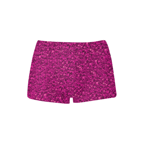 sparkling glitter pink Women's All Over Print Boyshort Panties (Model L31)