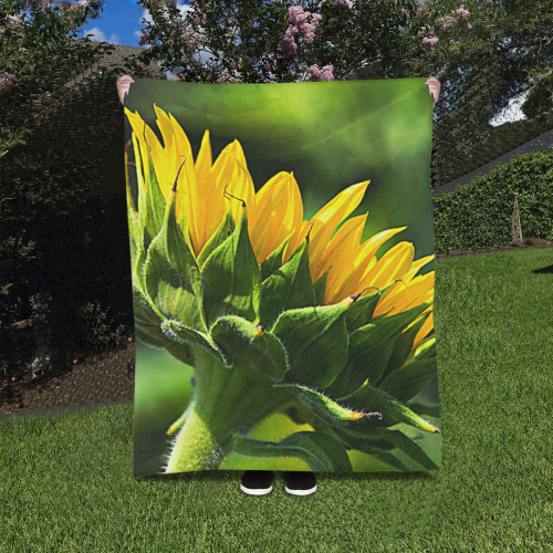 Sunflower New Beginnings Quilt 40"x50"