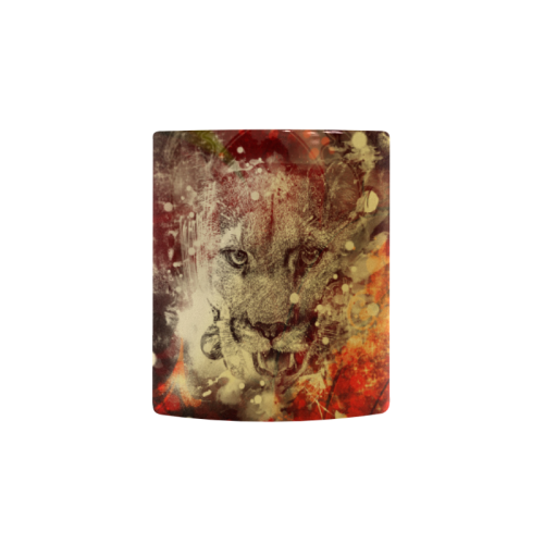 Colorful lion Custom Morphing Mug (11oz)