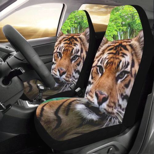 Tiger and Waterfall Car Seat Covers (Set of 2)