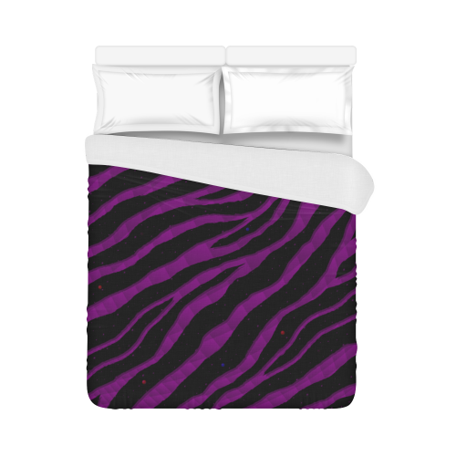 Ripped SpaceTime Stripes - Purple Duvet Cover 86"x70" ( All-over-print)