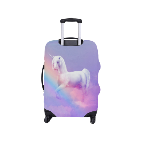 Unicorn and Rainbow Luggage Cover/Small 18"-21"