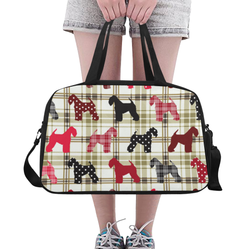 Soft-coated Wheaten Terrier Fitness Handbag (Model 1671)