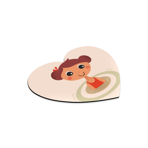 Cutie wellness Kid Chocos Heart-shaped Mousepad