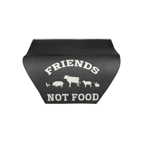 Friends Not Food (Go Vegan) Clutch Bag (Model 1630)