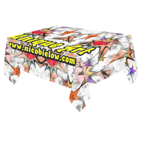 Werbung by Nico Bielow Cotton Linen Tablecloth 60"x 84"