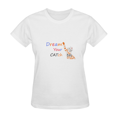 catch your dream Women's T-Shirt in USA Size (Two Sides Printing)