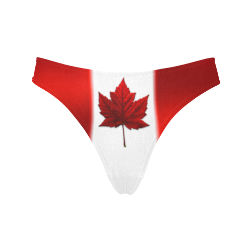 Canada Flag Panties Canada Thong Underwear Women's All Over Print Thongs (Model L30)