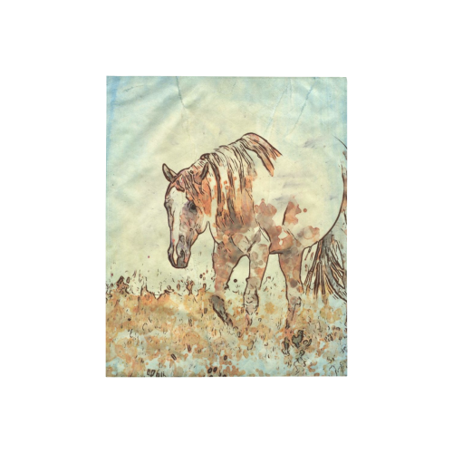 Art Studio 12216 Horse Quilt 40"x50"