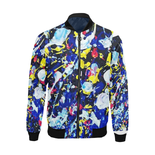 colorful abstract All Over Print Bomber Jacket for Men (Model H19)