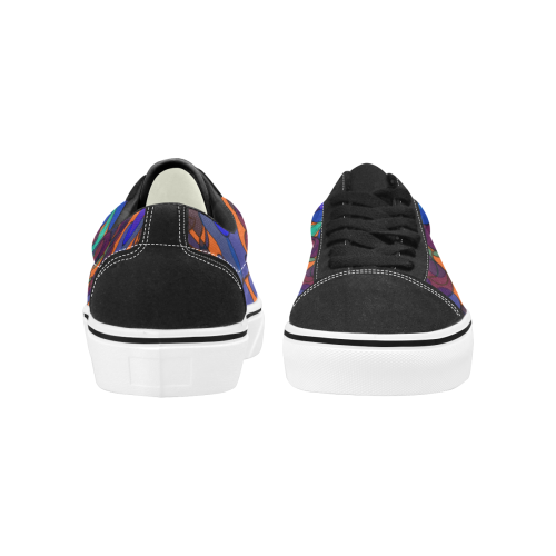 zappwaits x Women's Low Top Skateboarding Shoes (Model E001-2)
