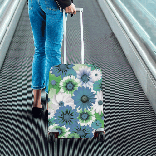 Spring Time Flowers 3 Luggage Cover/Small 18"-21"