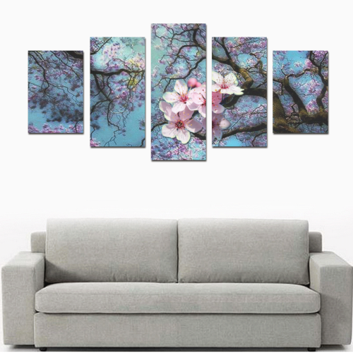 Cherry blossomL Canvas Print Sets D (No Frame)
