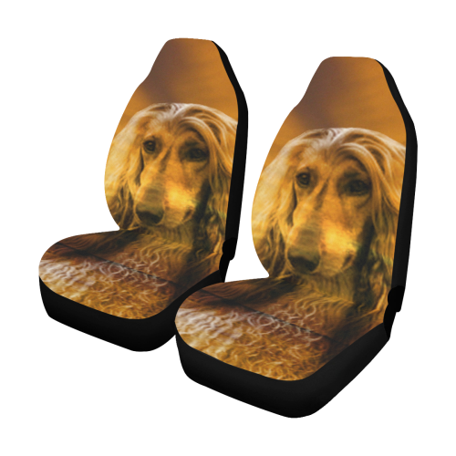 Dog Afghan Hound Car Seat Covers (Set of 2)