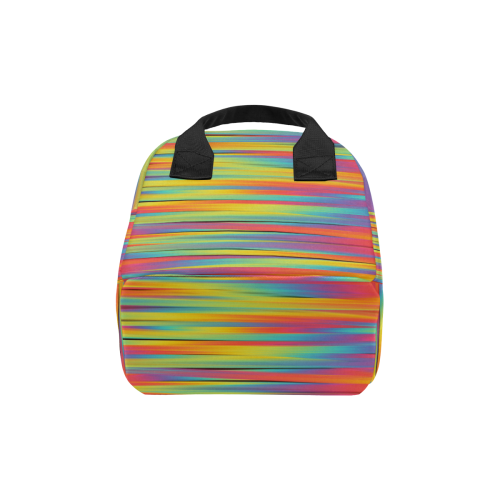 Rainbow Swirl Zipper Lunch Bag (Model 1689)