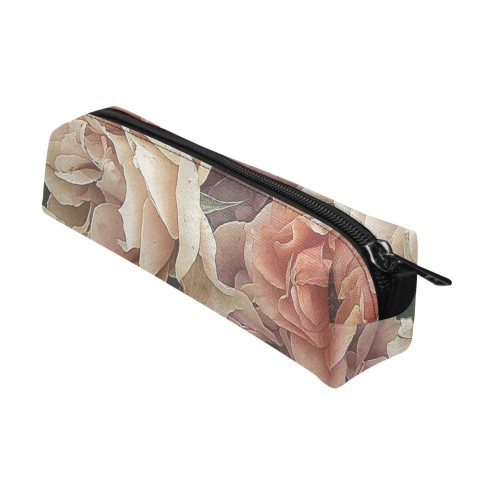 great garden roses, vintage look Pencil Pouch/Small (Model 1681)