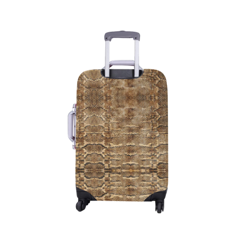 Glamour Golden Python Luggage Cover/Small 18"-21"