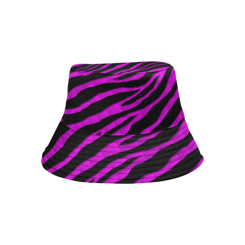 Ripped SpaceTime Stripes - Pink All Over Print Bucket Hat