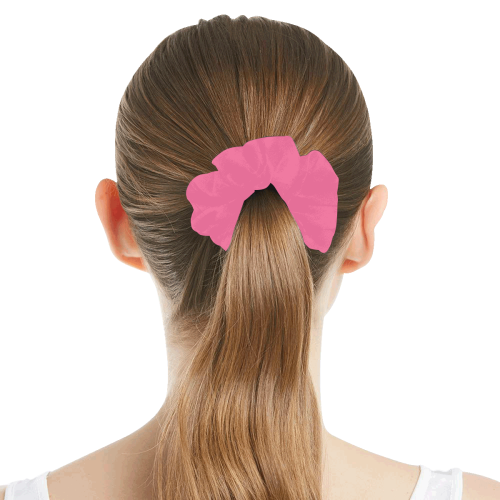 color French pink All Over Print Hair Scrunchie