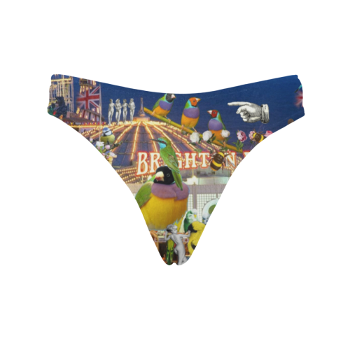 Welcome to Brighton Women's All Over Print Thongs (Model L30)