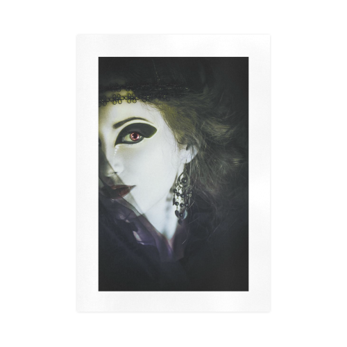 Persephone Dark Witch Goddess Of the Underworld Art Print 16‘’x23‘’