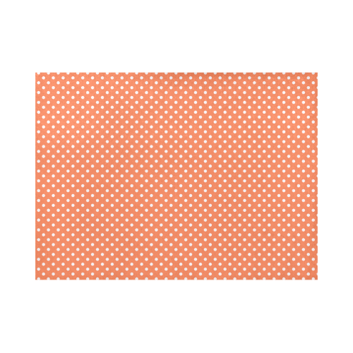 Appricot polka dots Placemat 14’’ x 19’’ (Set of 6)