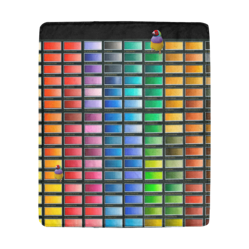 Colour Chart Ultra-Soft Micro Fleece Blanket 50"x60"