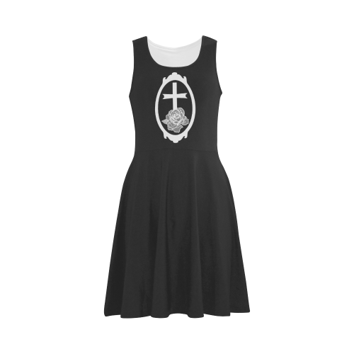 Cross and Rose Cameo Gothic Lolita Dress Atalanta Sundress (Model D04)