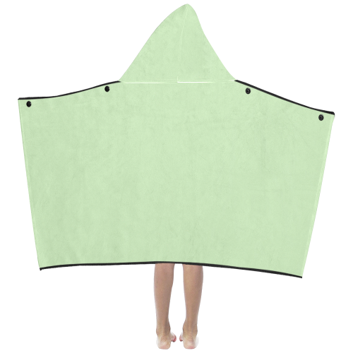 color tea green Kids' Hooded Bath Towels