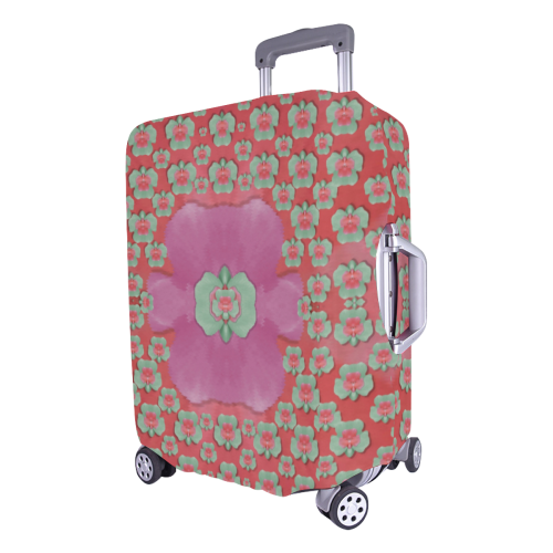 fantasy flowers in everything Luggage Cover/Large 26"-28"