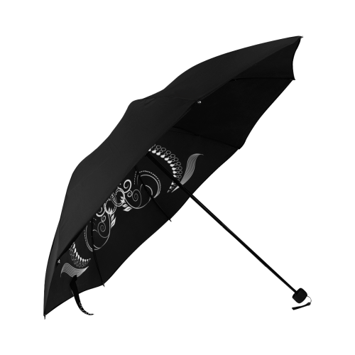White horse Anti-UV Foldable Umbrella (Underside Printing) (U07)