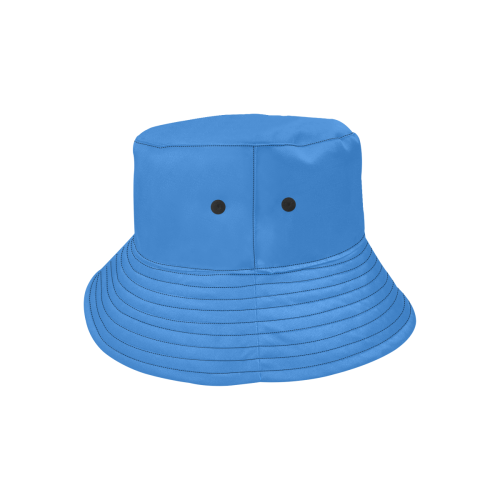 Sky Blue Serenity Solid Colored All Over Print Bucket Hat