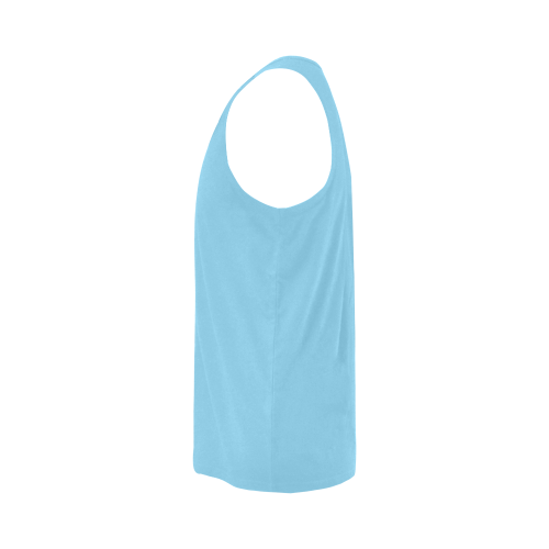 color baby blue All Over Print Tank Top for Men (Model T43)