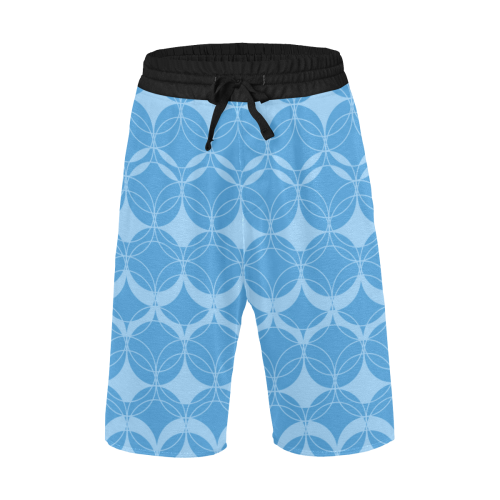 Abstract  pattern - blue. Men's All Over Print Casual Shorts (Model L23)