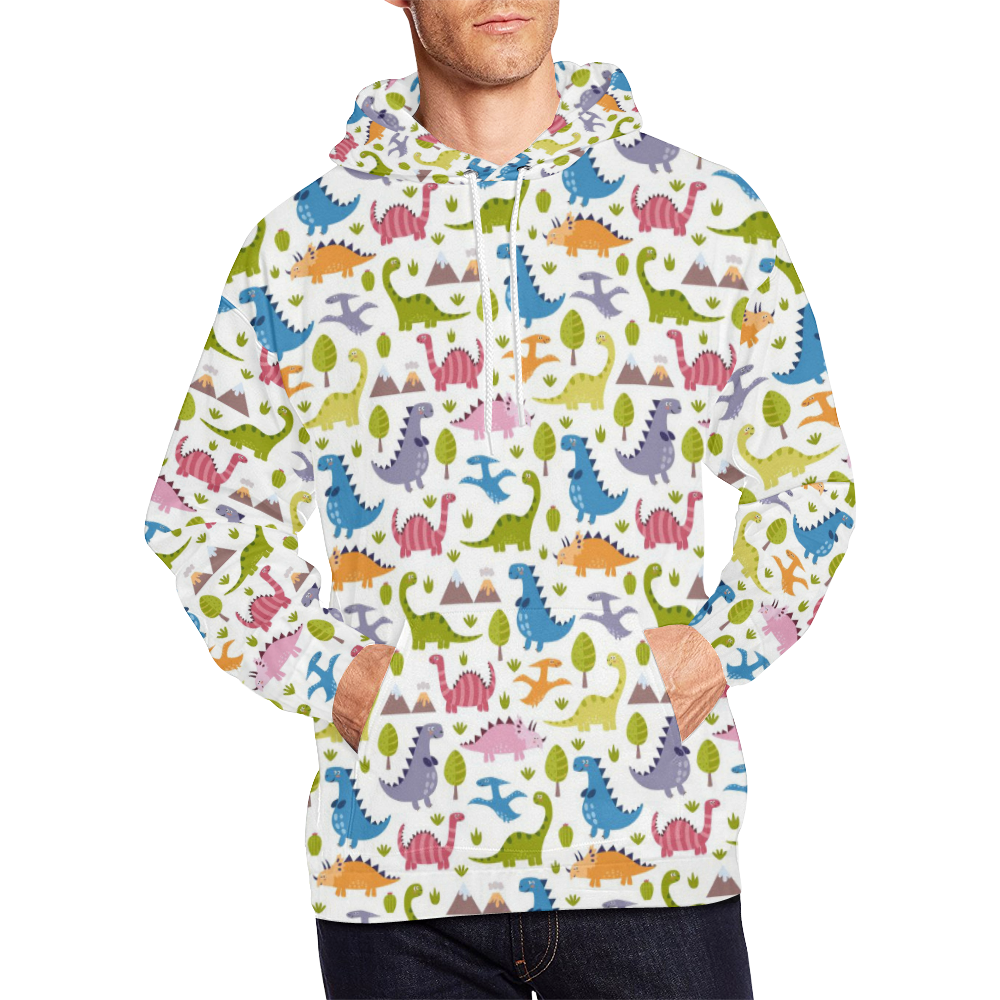 dinosaur print hoodie