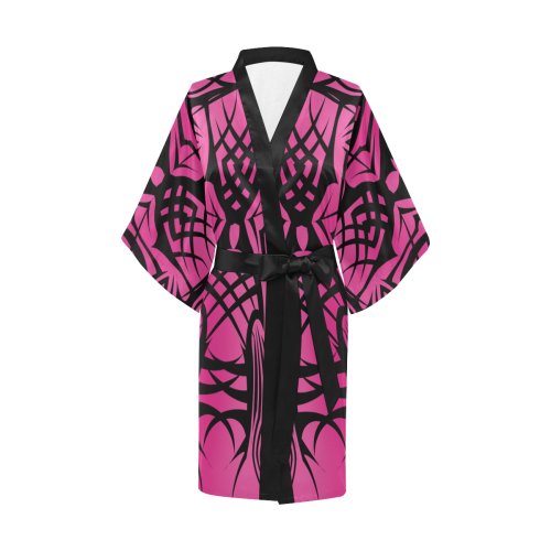 Pink Tribal Kimono Robe Kimono Robe