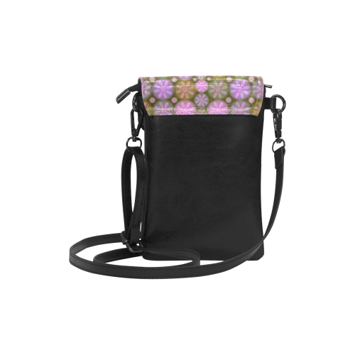 zappwaits - flower 02 Small Cell Phone Purse (Model 1711)