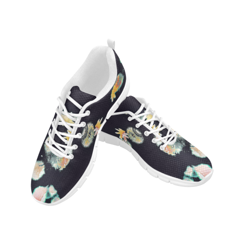 flower shoes Men's Breathable Running Shoes (Model 055)