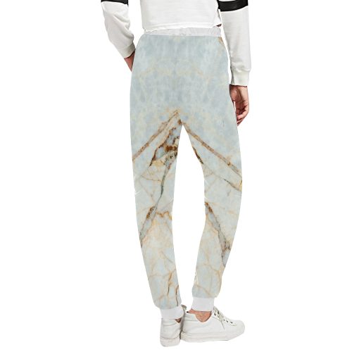 Marble Gold Pattern Unisex All Over Print Sweatpants (Model L11)
