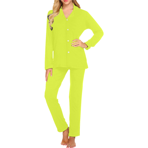 color luis lemon Women's Long Pajama Set