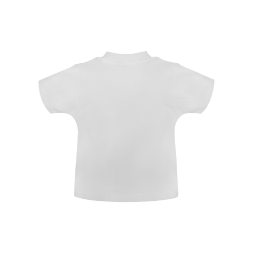 Monochrome Caped Super Hero Baby Classic T-Shirt (Model T30)