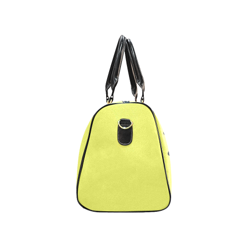 Busa Pale Yellow New Waterproof Travel Bag/Large (Model 1639)
