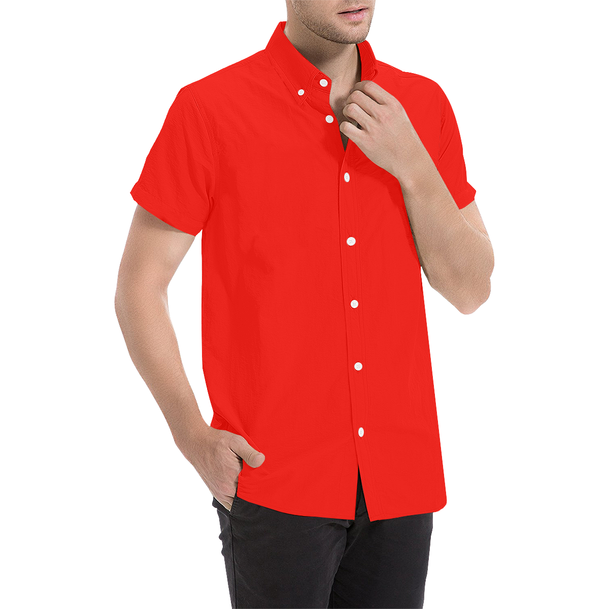 color candy apple red Men's All Over 