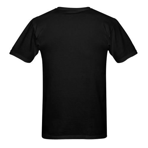 Skull Rose Lavender Black Men's T-shirt in USA Size (Front Printing Only) (Model T02)