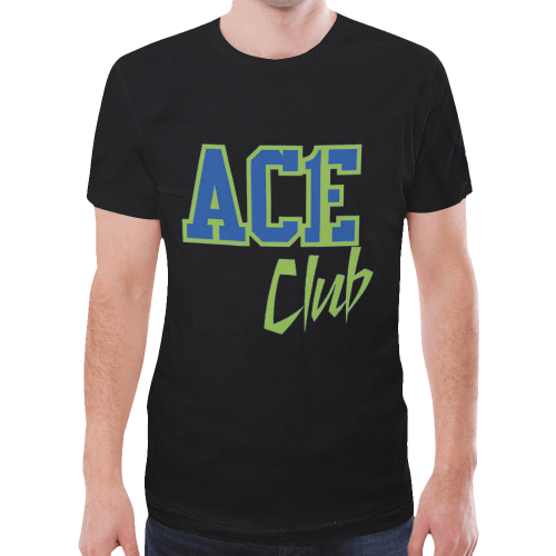 Ace club 4-5xl New All Over Print T-shirt for Men/Large Size (Model T45)